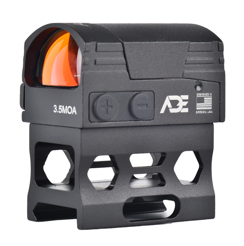 Ade Advanced Optics AR15/308 Absolute Co-Witness Riser HIGH Mount - Compatible with Trijicon RMR/SRO, ADE Stingray, Holosun 407A3/407C/407A3/507C/508T/HE509T, Riton X3 Tactix PRD,Trijicon RMR/SRO, Swampox Kingslayer/Liberty/Justice Red Dot Sight