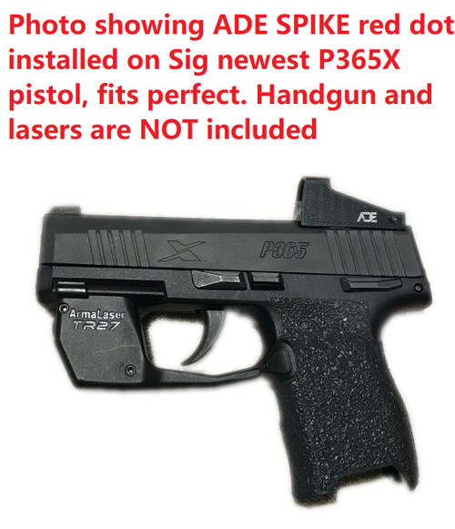 ADE SPIKE RD3-018 Micro Red Dot For Canik Elite TP9 SC,Canik METE SFT,Sig Sauer P322/P365-380/P365XL,SW Shield X, MP 5.7, Equalizer 9mm,Ruger Max9,Glock 43/48 MOS,Kimber R7 Mako,Taurus GX4 Toro,605 Toro,856 Toro,Springfield Hellcat OSP/PRO