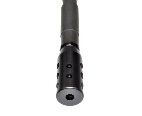 AR15 1/2"x28 Muzzle Brake for 223/5.56, Steel, Black
