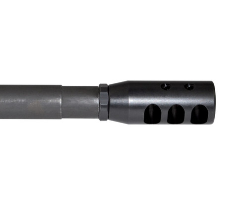 AR-10 LR .308/7.62 NATO - 5/8x24 Muzzle Brake, Black Steel