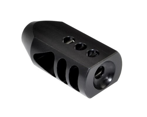 AR-10 LR .308/7.62 NATO - 5/8x24 Competition Grade Muzzle Brake, Steel with Black Phosphate Finish