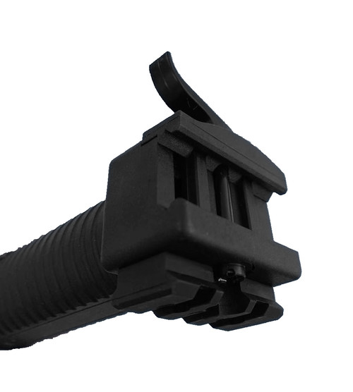 QUICK DETACH new design! ForeGrip 3in1 Grip+Steel Inserted Leg Bipod+Side Picatinny Rail with QD Release!