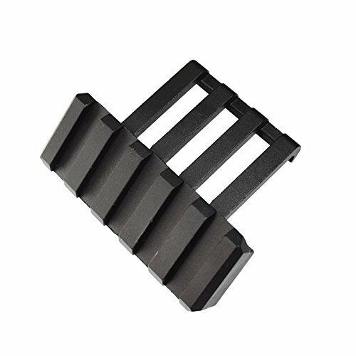 Extremely Low Profile Offset rail mount for 45 degree Picatinny Rails laser