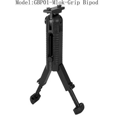 Tactical Quick Release 5-Position Foregrip with Egonomic Rubber Finger Grip pad for Picatinny/Weaver Pail -  5.9" Tall SG-F150R