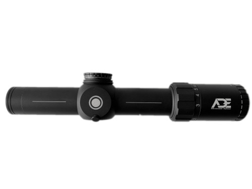 Ade Advanced Optics 1-8x28  FFP Front Focal Plain Riflescope with MOA Reticle , 34mm tube with mounts
