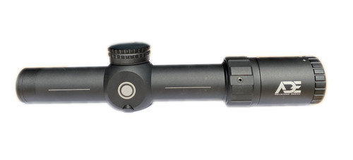 Ade Advanced Optics 1-8x28  FFP Front Focal Plain Riflescope with MOA Reticle , 34mm tube with mounts