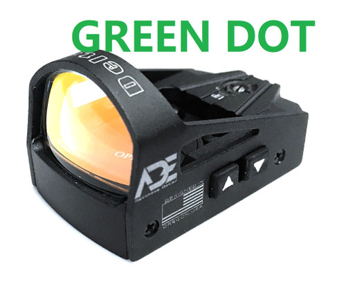 Ade RD3-012-G  Waterproof GREEN Dot Sight + Optic Mounting Plate for SW Smith Wesson MP/MP 2.0 Shield/Zigana PX9 Pistol + Standard Picatinny Mount