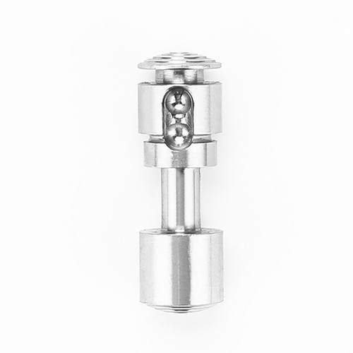 Push Button Stainless Steel Ambidextrous Safety Selector - Silver