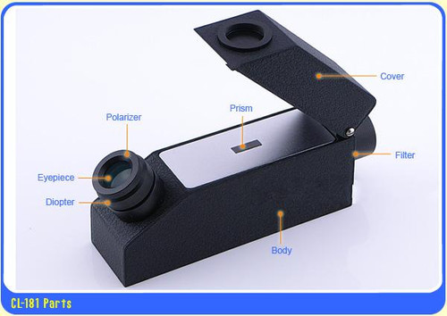 External Monochromatic Yellow Light Gem Refractometer, Gemological