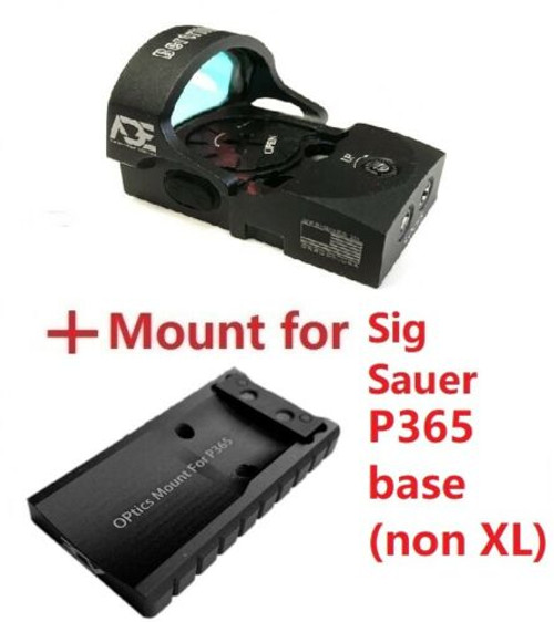 ADE RD3-013 Crusader Red Dot Reflex Sight + Optic Mounting Plate for SIG SAUER P365