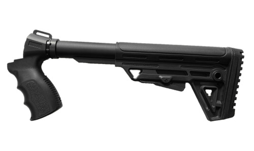 12 GA Tactical Alpha Stock + Pistol Grip + Buffer tube +Castle Nut - COMPLETE KIT for Mossberg 500 535, Maverick 88