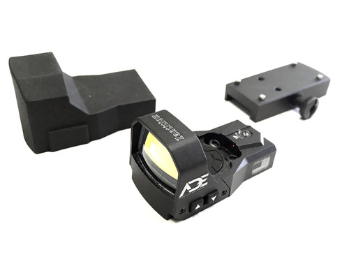 Ade Advanced Optics Zantitium RD3-015 Red Dot Reflex Sight + Optic Mounting Plate for Taurus PT111 G2, Millennium G2, G2C, G3 with Original Rear Sight, PT140 G2, PT709, PT740, TX22 + Pictinny Plate