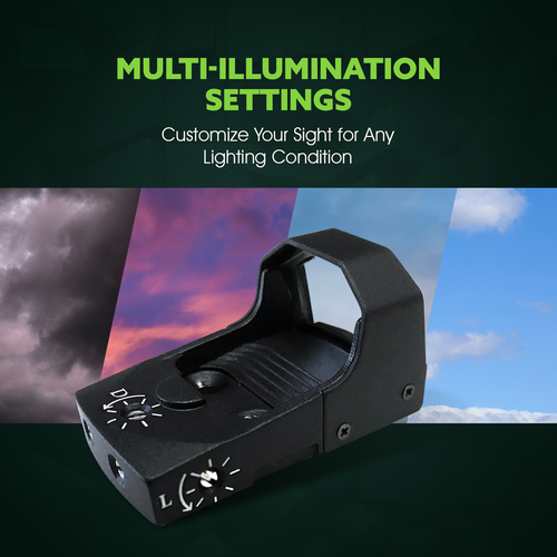 Ade Advanced Optics RD3-006 Green Dot Sight + Optic Mounting Plate for Sig Sauer P365XL/P365X Handgun