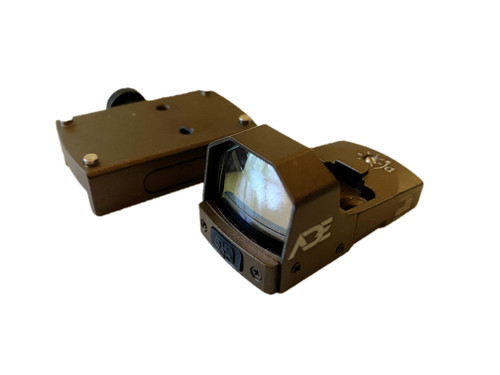 FDE/TAN Body Color - Ade Advanced Optics RD3-006B1-S Green Dot Micro Mini Reflex Sight