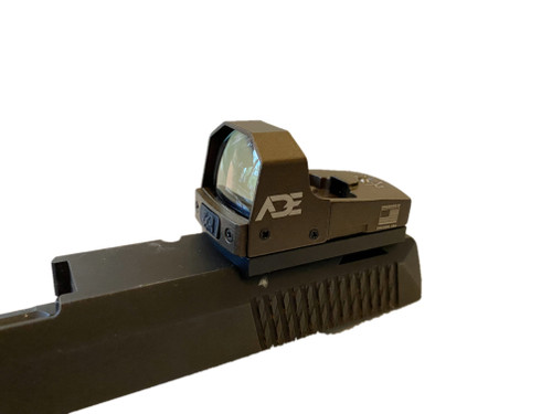 FDE/TAN Body Color - Ade Advanced Optics RD3-006B1-S Green Dot Micro Mini Reflex Sight