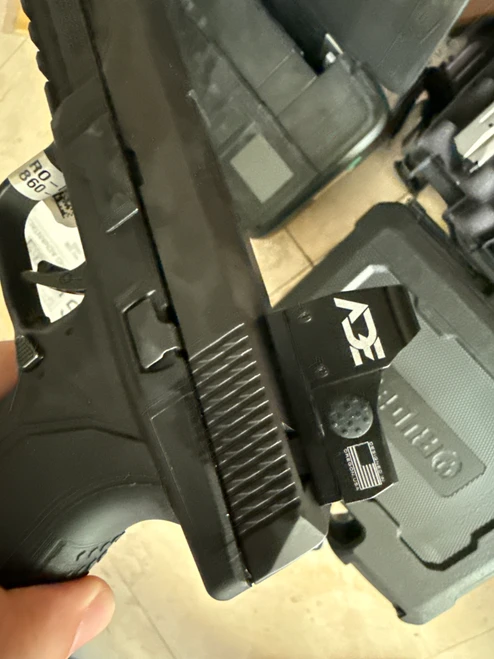 Ade Advanced Optics  Shake Awake Crusader RD3-009 Red Dot Reflex Sight + Optic Mounting Plate for Ruger American Pistol