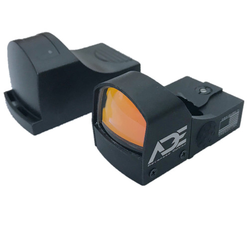 Ade Advanced Optics  Shake Awake Crusader RD3-009 Red Dot Sight + Optic Mounting Plate for 1911 Novak Rear Sight Pistol