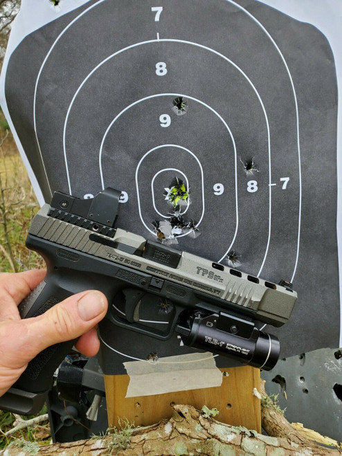 Ade Advanced Optics  Shake Awake Crusader RD3-009 Red Dot Sight + Optic Mounting Plate for 1911 Novak Rear Sight Pistol