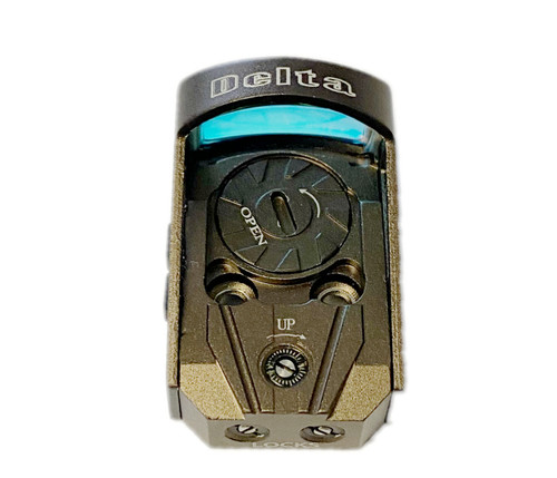 FDE/TAN Body Color - Ade Advanced Optics RD3-012 Delta Red Dot Micro Mini Reflex Sight for Handgun