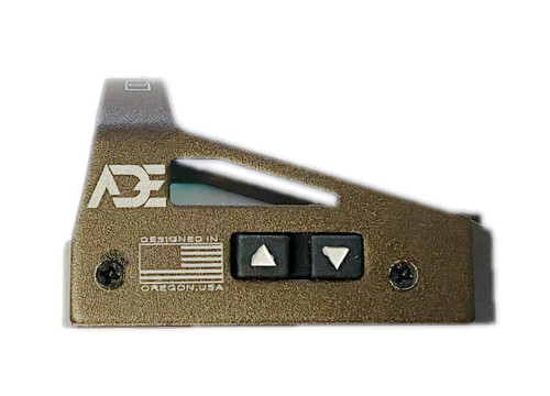 Ade  Flat Dark Earth FDE/TAN Body Color  Delta  RD3-012 Red Dot Sight + Optic Mounting Plate for Sig Sauer P320 M17, M18, X-Compact, X5 Legion Pistol