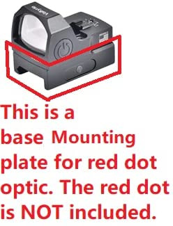 Picatinny/Weaver Mounting Plate Designed Exclusively to fit Holosun 407K/507K, Holosun SCS-Carry, Holosun EPS / EPS Carry Red Dot Sight