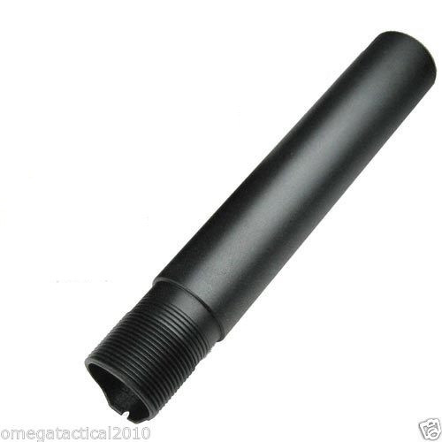 Skeletonized Pistol Brace Stabilizer, Black Anodized Aluminum + Pistol Buffer Tube Kit