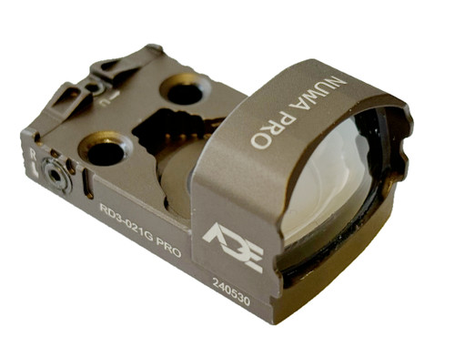 ADE NUWA PRO(RD3-021 PRO)Motion Activated GREEN Dot+66 MOA Circle RETICLE Sight-RMS footprint fits SW Shield X, Equalizer, Canik TP9 Elite SC,Canik METE MC9,METE SFT,Sig P322/P365X,Glock 43/48 MOS,Taurus GX4 Toro,605 Toro,856,Springfield Hellcat OSP