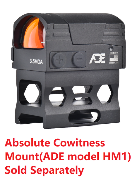 ADE RD3-028 ARES PRO Motion Awake Red Dot Sight with with Weather Shield for Optics Ready Pistol Slide/Cut that is compatible with Doctor Footprint