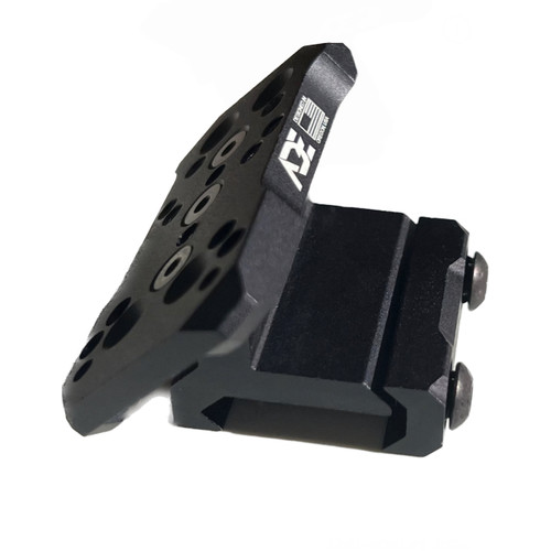 ADE 45 Degree Offset Picatinny Red Dot Mount Plate For AR15 Rifle -Compatible With Shield RMS/RMSc,ADE RD3-018 SPIKE,RD3-021 NUWA,Leupold Deltapoint Pro,Vortex Venom,Burris Fastfire,Trijicon RMR,Holosun 407C/S507C/508T/407K/507K/ESP,Swampfox Sentinel