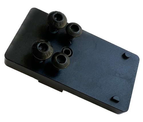 Ade Advanced Optics  Shake Awake Crusader RD3-009 Red Dot Sight + Optic Mounting Plate for SW MP 9 Shield EZ and Shield EZ 30 Super Carry Pistol + Standard Picatinny Mount