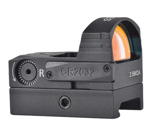  Ade Advanced Optics ARES Pro RD3-028PRO Motion Awake Red Dot + Weather Shield + Optic Mounting Plate for Smith Wesson SW MP 380 Shield EZ Pistol + Standard Picatinny Mount 