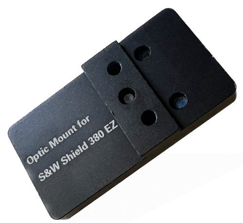 Ade Advanced Optics ZANTITIUM PRO RD3-015 PRO Motion Awake, Multi Reticle Red Dot  + Optic Mounting Plate for Smith Wesson SW MP 380 Shield EZ Pistol + Standard Picatinny Mount 