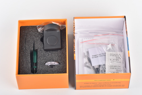 Ade Advanced Optics Delta Pro RD3-012 PRO Motion Awake, Multi Reticle Red Dot + Optic Mounting Plate for Smith Wesson SW MP 380 Shield EZ Pistol + Standard Picatinny Mount 