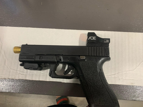 Ade Advanced Optics Crusader Shake Awake RD3-009 Red Dot Sight + Optic Mounting Plate for Smith Wesson SW MP 380 Shield EZ Pistol + Standard Picatinny Mount