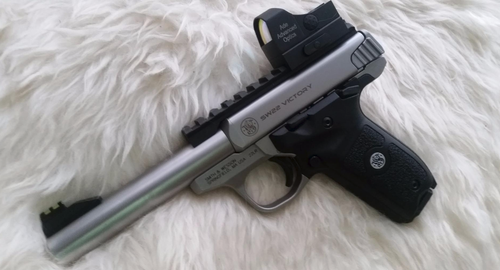 Ade Advanced Optics Crusader Shake Awake RD3-009 Red Dot Sight + Optic Mounting Plate for Smith Wesson SW MP 380 Shield EZ Pistol + Standard Picatinny Mount