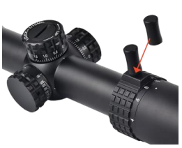 Ade Advanced Optics ProZoom 3-12x40 Second Focal Plane Riflescopes with Scope Rings and Throw Leveler