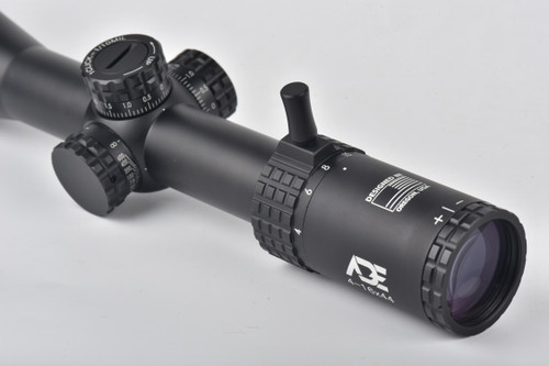 Ade Advanced Optics ProZoom 4-16X44 Second Focal Plane Riflescope with 30mm Tube, Throw Lever and Rings…