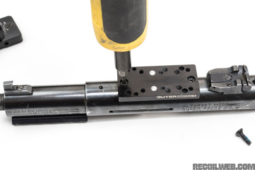 ADE  RD3-012-PRO Series Motion Activated/Shake to Wake DELTA PRO Red Dot Sight with Multi Reticle System + Optic Mounting plate/adapter for Ruger Mark 1,2,3,4, I,II,III,IV,IV-Lite,22/45 pistol 