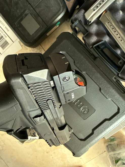 Ade Advanced Optics Delta Pro RD3-012 PRO Motion Awake, Multi Reticle Red Dot + Optic Mounting Plate for  Ruger American Pistol