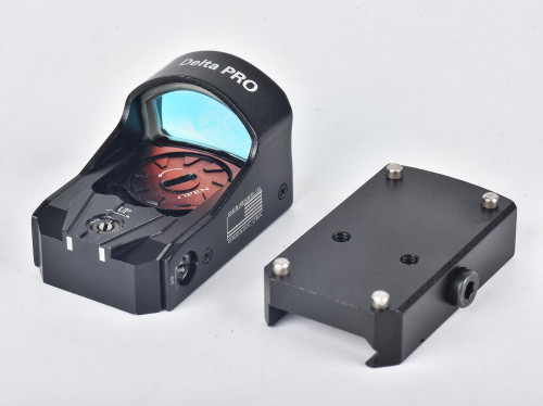 Ade RD3-012 PRO Waterproof RED Dot Reflex Sight + Optic Mounting Plate for All GLOCK (Non-MOS) Standard models Canik TP9SF TP9SA and Taurus GX4, G3C & G3 with factory steel sights pistol