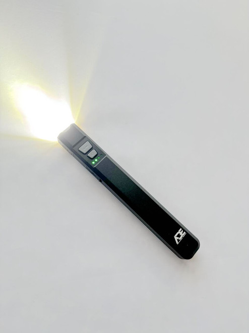 Ade Advanced Optics Pro F504 Rechargeable EDC Flat Flashlight with Green Beam and White LED Combo, 1000 Lumens Portable Pocket Lights, Dual Sources for Outdoors Emergency Working