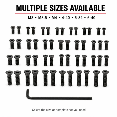 Replacement Mounting Screw Kit for ADE RD3 Red Dot Sights, ADE Optic Plates & Other Red Dot Brands