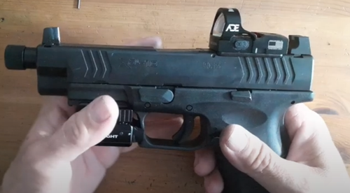 ADE RD3-013 Bertrilium Shake Awake Red Dot + Optic Mounting Plate for SAR USA - SAR9, SAR9 CX, SAR 9 Gen 1 and Gen 2 Pistol