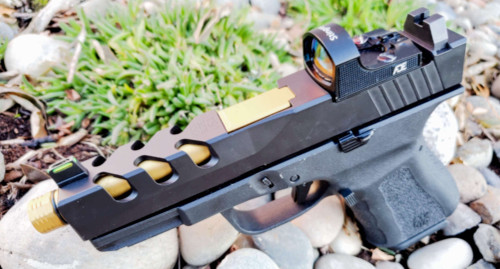 Ade RD3-019 Red Dot Reflex Sight + Optic Mounting Plate for Non-Optic Ready HK VP9 | VP9SK | P30 | P30L | P30SK | HK45 | HK45C | VP40 Pistol