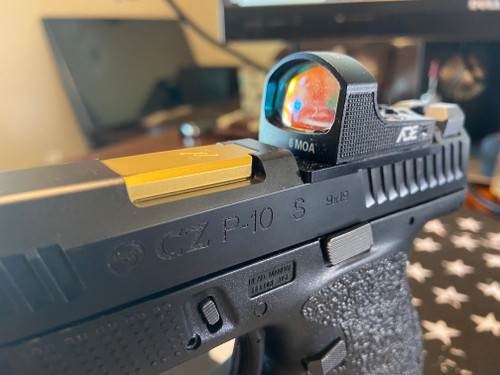 Ade RD3-019 Red Dot Reflex Sight + Optic Mounting Plate for Non-Optic Ready HK VP9 | VP9SK | P30 | P30L | P30SK | HK45 | HK45C | VP40 Pistol