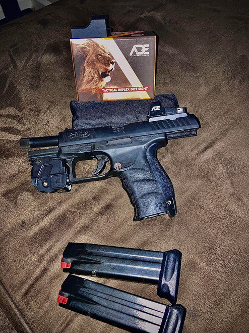 Ade RD3-006 Huracan Shake Awake GREEN Dot + Optic Mounting Plate for SAR USA CM9 Pistol