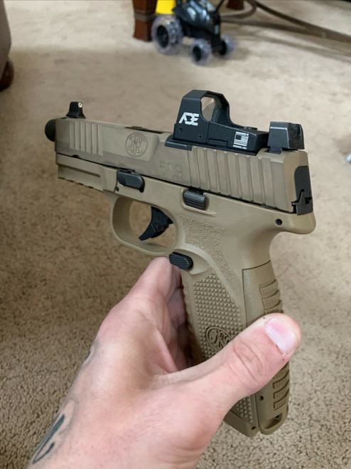 ADE RD3-006 Motion Awake Green Dot Reflex Sight + Optic Mounting Plate for SAR USA - ST9 Pistol