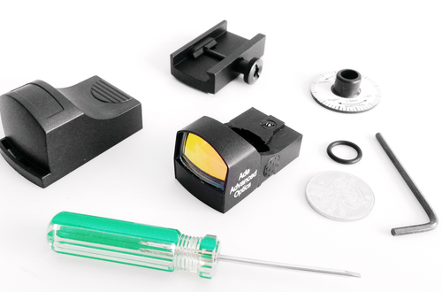 ADE RD3-009 Crusader Motion Awake Red Dot Reflex Sight + Optic Mounting Plate for SAR USA - ST9 Pistol