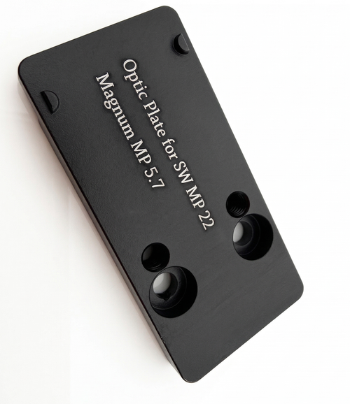 Optic Red Dot Mounting Plate for Smith & Wesson SW MP 22 Magnum and MP 5.7 Pistols - Compatible with Docter/Noblex,Vortex Venom,Burris Fastfire,HEX Dragonfly,Leica Tempus,Cyelee Calf X1/X1 V2 Red Dot