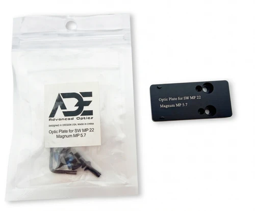 Optic Red Dot Mounting Plate for Smith & Wesson SW MP 22 Magnum and MP 5.7 Pistols - Compatible with Docter/Noblex,Vortex Venom,Burris Fastfire,HEX Dragonfly,Leica Tempus,Cyelee Calf X1/X1 V2 Red Dot